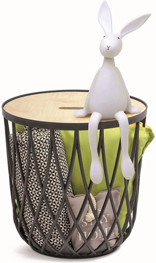 Removable wooden lid for easy access