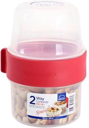 Maisto dėžutė 2 viename, 150 + 150 ml Locknlock