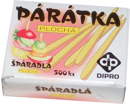 Plokščias medinis dantų krapštukas (200 vnt.)