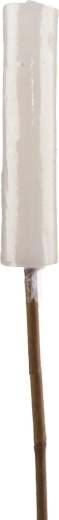 White outdoor torch candle 60 cm
