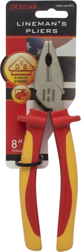 Rubber-coated insulated handles