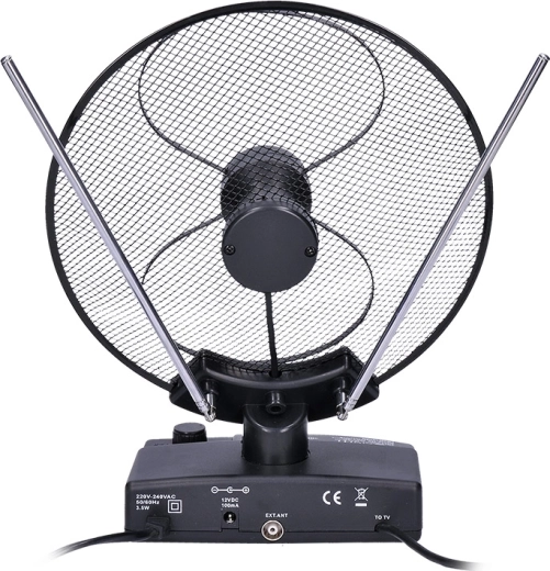 One antenna for DVB-T2, DAB and FM