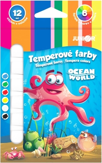 Temperorinės spalvos Ocean World 6×12 ml rinkinys