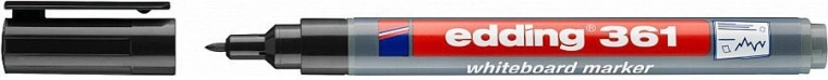 Whiteboard marker Edding 361 black - 1 piece