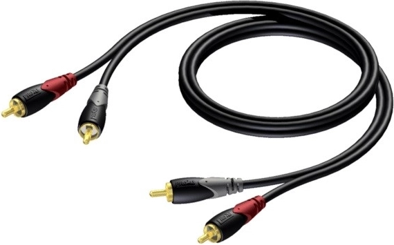 Audio kabelis 2× RCA (vyriškas) – 2× RCA (vyriškas) 3 m