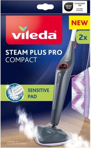Vileda Steam Plus Pro Sensitive atsarginis užvalkalas gariniam šluostės mopui – 1 vnt.