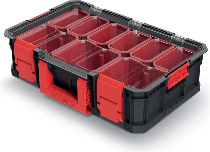 Modulinė transportavimo dėžė su organizatoriumi 517 × 331 × 134 mm MODULAR SOLUTION