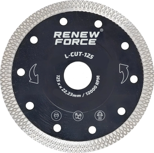 RENEW FORCE L-cut diamond blade 125 mm - 1 piece