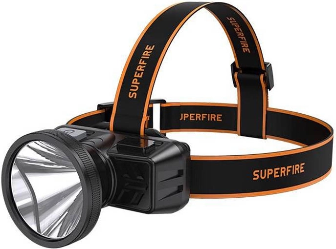 Kaktinė lempa SUPERFIRE HL51 160 lm su micro USB ir 300 m siekiu