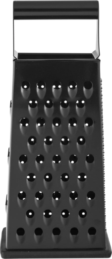 Altom design four-sided metal box grater 4-in-1, black