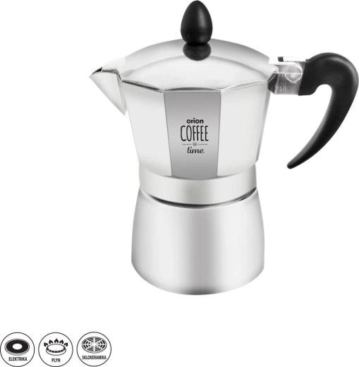 Aluminum moka pot 0.2 l