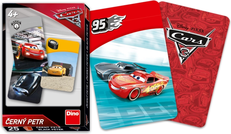 Juodasis Petras kortų žaidimas – Cars 3