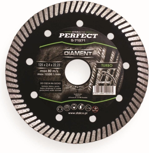 Diamond Blade 125 mm Turbo STALCO