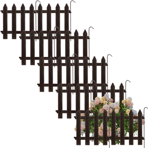 Rudas sodo tvorelės segmentas 30 × 30 cm, 10 vnt. rinkinys