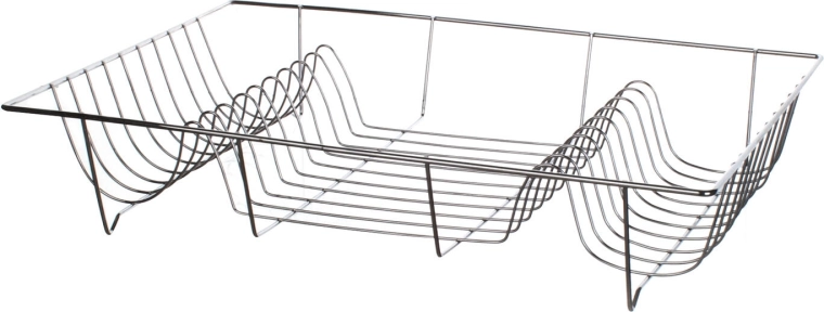 Dish Drainer 48 × 33 × 9 cm BANQUET, chrome