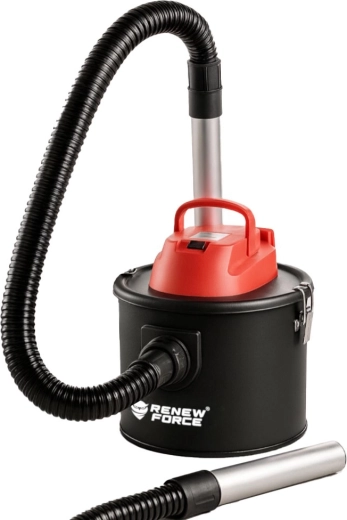 Pramoninis besąkis pelenų siurblys Renew Force 10 l 800 W su HEPA filtru ir pirštinėmis