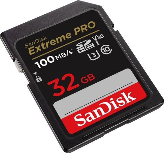 SanDisk Extreme Pro SDHC 32 GB UHS-I U3 V30 100/90 MB/s Memory Card