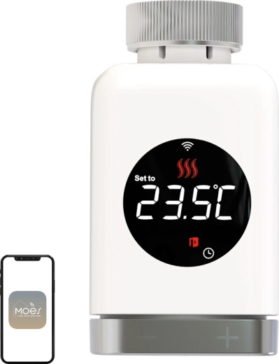 Termostatinė galvutė Moes TRV 801 su Wi‑Fi – 1 vnt.