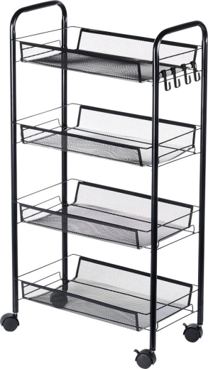 Keturi erdvūs tinkliniai krepšeliai