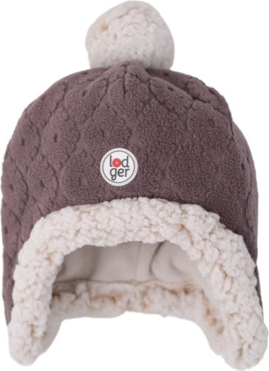 Lodger fliso kepurė Hatter Folklore Fleece mauve (1–2 metai) – 1 vnt.