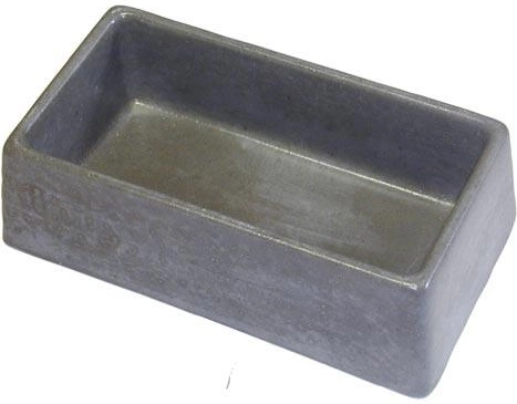 Stačiakampė betono dubenėlis graužikams 245 × 135 × 75 mm