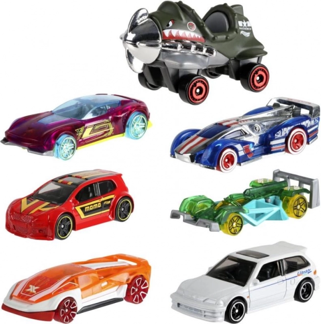 Hot Wheels metaliniai modeliukai 1:64 – modelių miksas, kartonas 72 vnt.