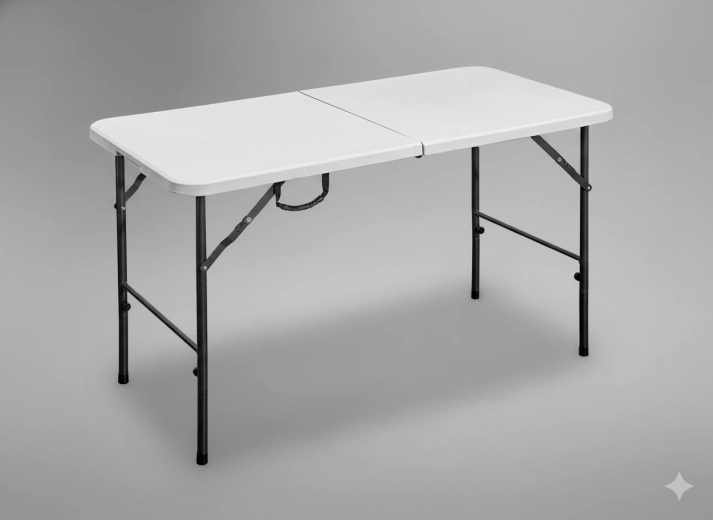 Sulankstomas turistinis ir maitinimo stalas 120 × 60 × 74 cm