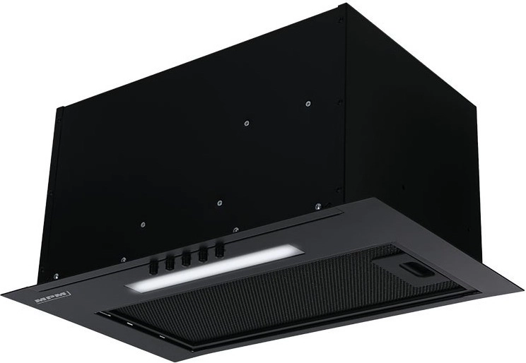 Built-in MPM cabinet range hood, black