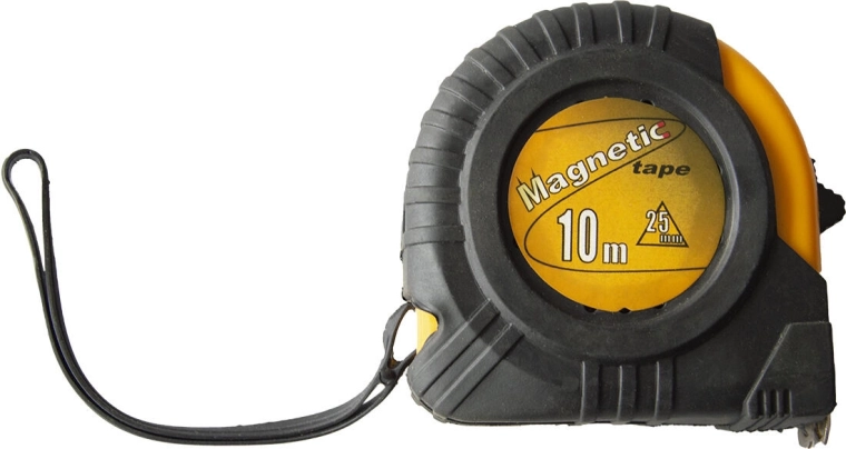 MAGNETIC tape measure 10 m, tape width 25 mm