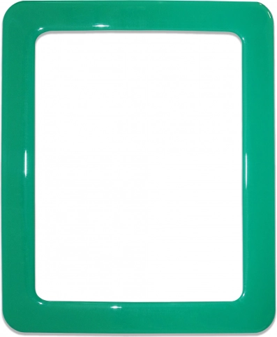 Magnetic self-adhesive frame size 19.0 x 23.8 cm - green