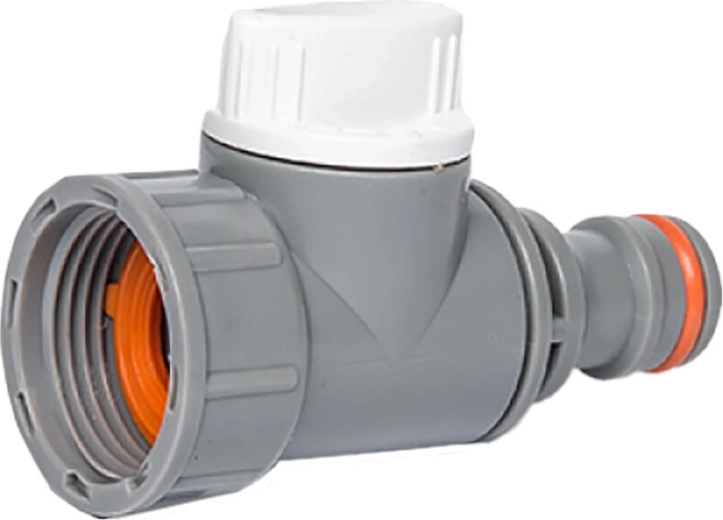 Adapter with valve with 3/4 internal thread WHITE-LINE