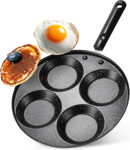 Granitinė keptuvė kiaušiniams su 4 angomis BASIC LINE 24 cm