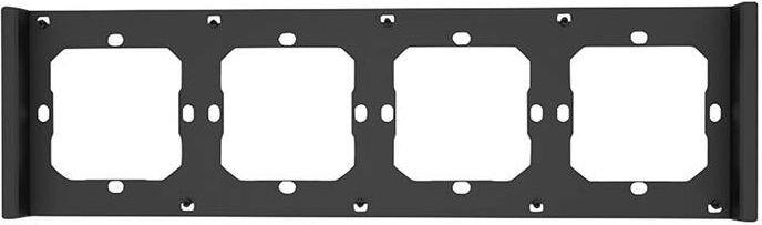 Elegant frame for quadruple switch Sonoff M5 80 (gray/black)