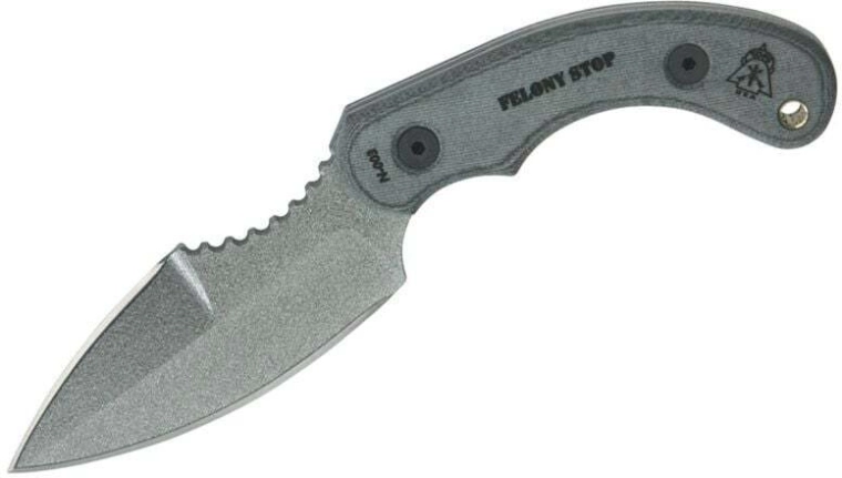 Full-tang blade made from 1095 carbon steel