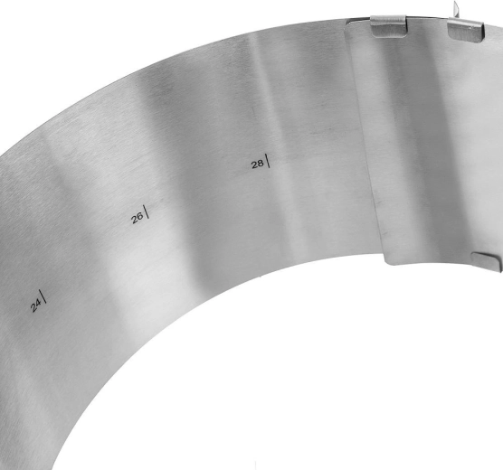 Platus skersmens diapazonas 16–30 cm