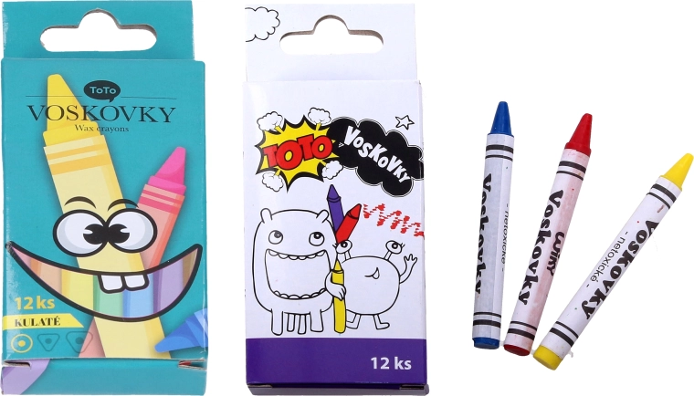 TOTO Wax Crayons 12 pcs