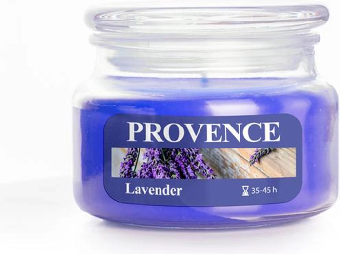 Scented glass candle Provence lavender 45 hours