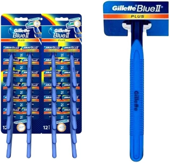Gillette Blue II Plus vienkartinis skutimosi peiliukas