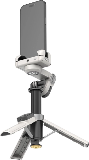 AOCHUAN M3 Pro mini telefono stabilizatorius su AI jutikliu, baltas
