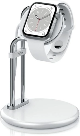 Aluminum Charging Stand for Apple Watch – Silver