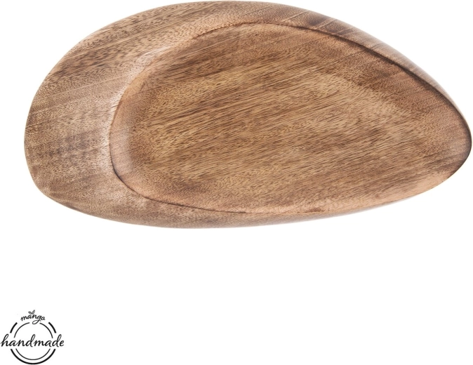 Oval mango wood serving tray 39 × 20 cm