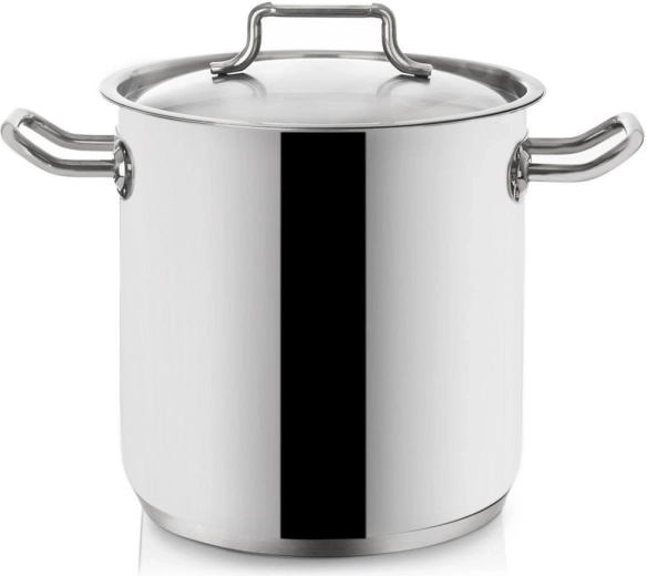Nerūdijančio plieno puodas su dangčiu 24 cm, 11 l