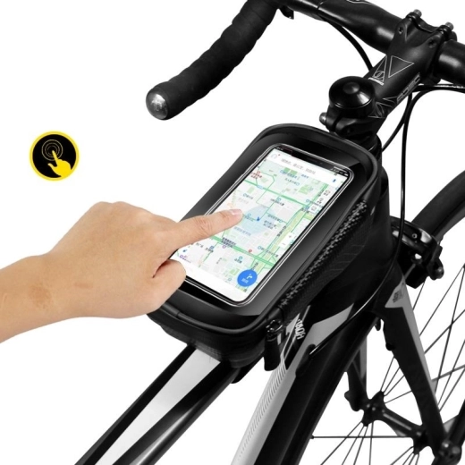 Keep your phone in view thanks to the touch window