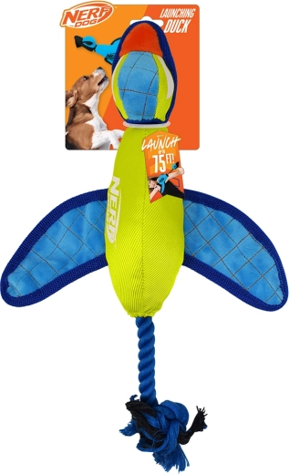 Nerf Dog nailoninė aportavimo antis su šiugždančiais sparnais 42 cm