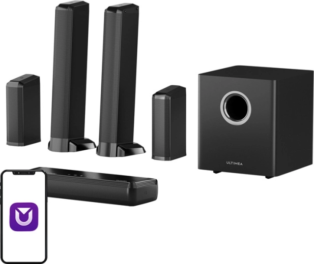 Ultimea Apollo S90 9.1 soundbar with Dolby Atmos and RGB lighting