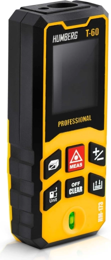 Precise measurements up to 65 m with result memory