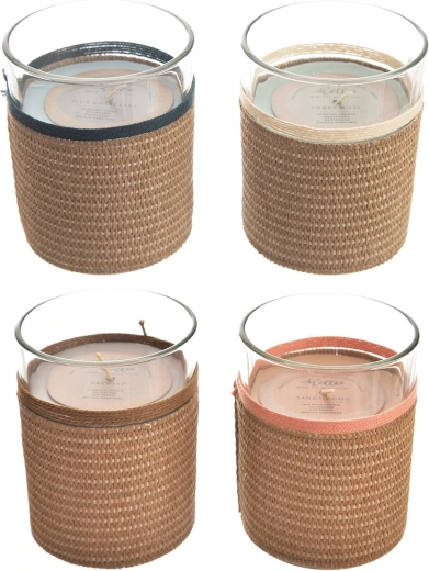 Scented candle in a glass jar Sea 250 g (mix of 4 variants)