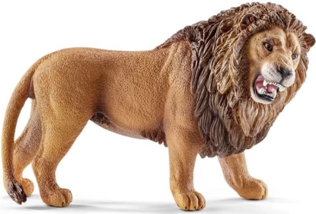 Figure Roaring Lion Wild Life Red