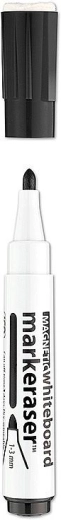 Whiteboard marker with magnet, black