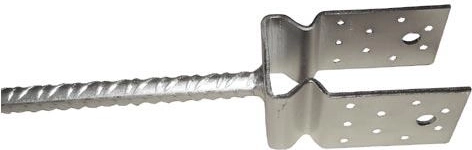 Ground Anchor Post Base 100 × 100 mm PROFI